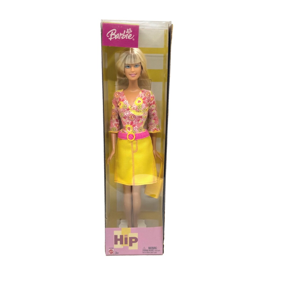 Vintage Hip Barbie Doll 2003 Go Groovy Fashion in Full Bloom NRFB C3709‎
